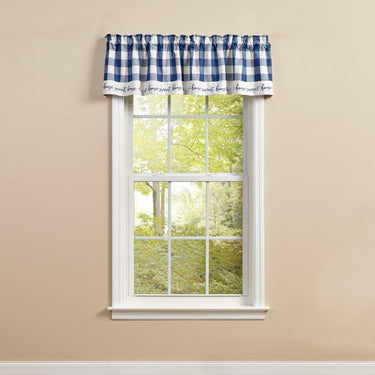 Wicklow Home Valance - Chine Blue 60x14 Park designs - The Fox Decor